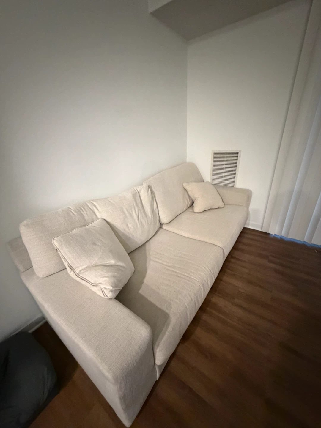 Beige Fabric Sofa