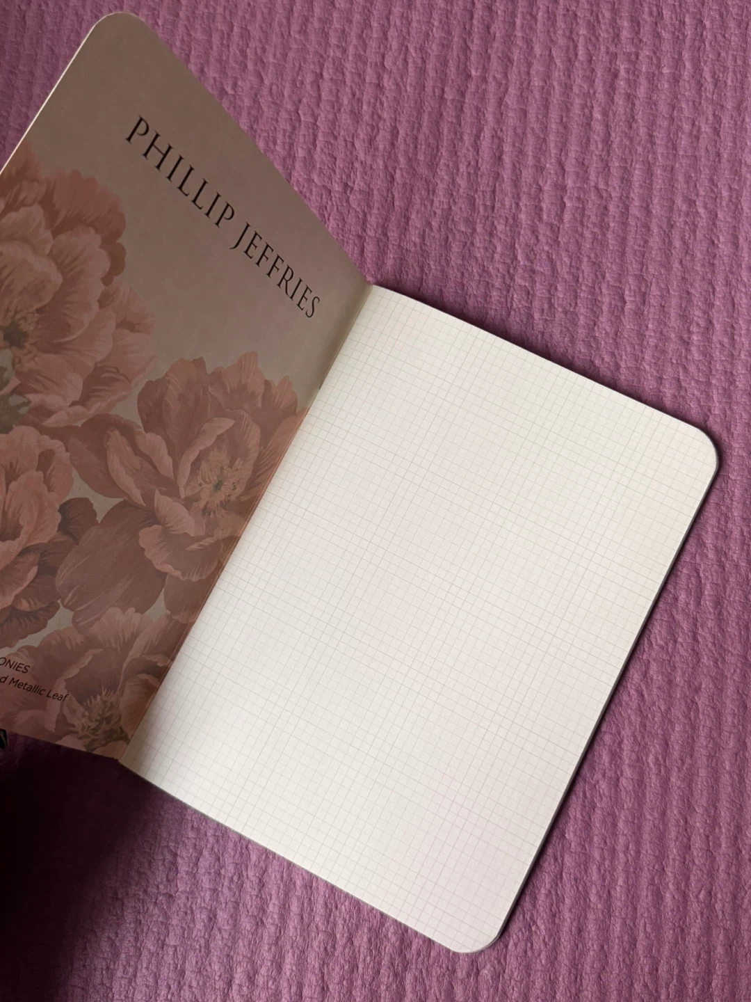 NEW✨🏈Phillip Jeffries floral notebook
