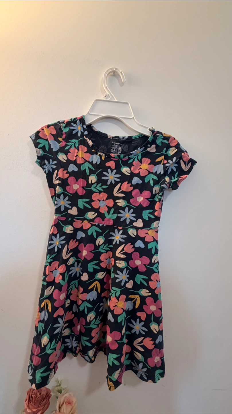 George Girls Floral Dress
