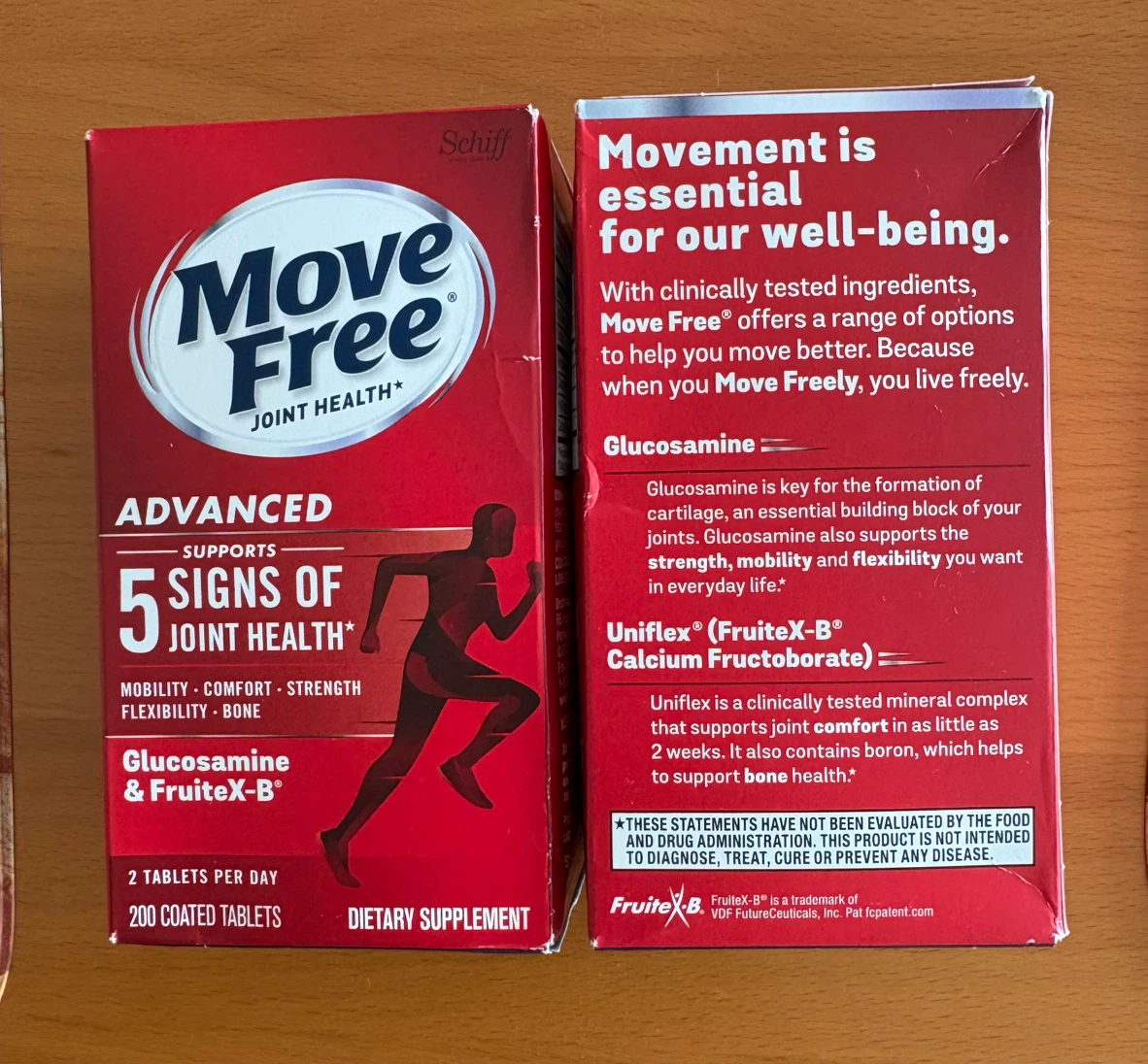 Schiff Move Free Advanced Joint Supplement, 200 Tablets