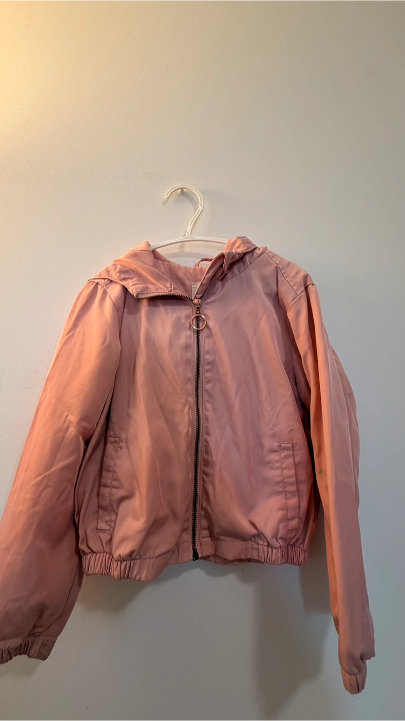 Primark Pink Hooded Zip-Up Jacket