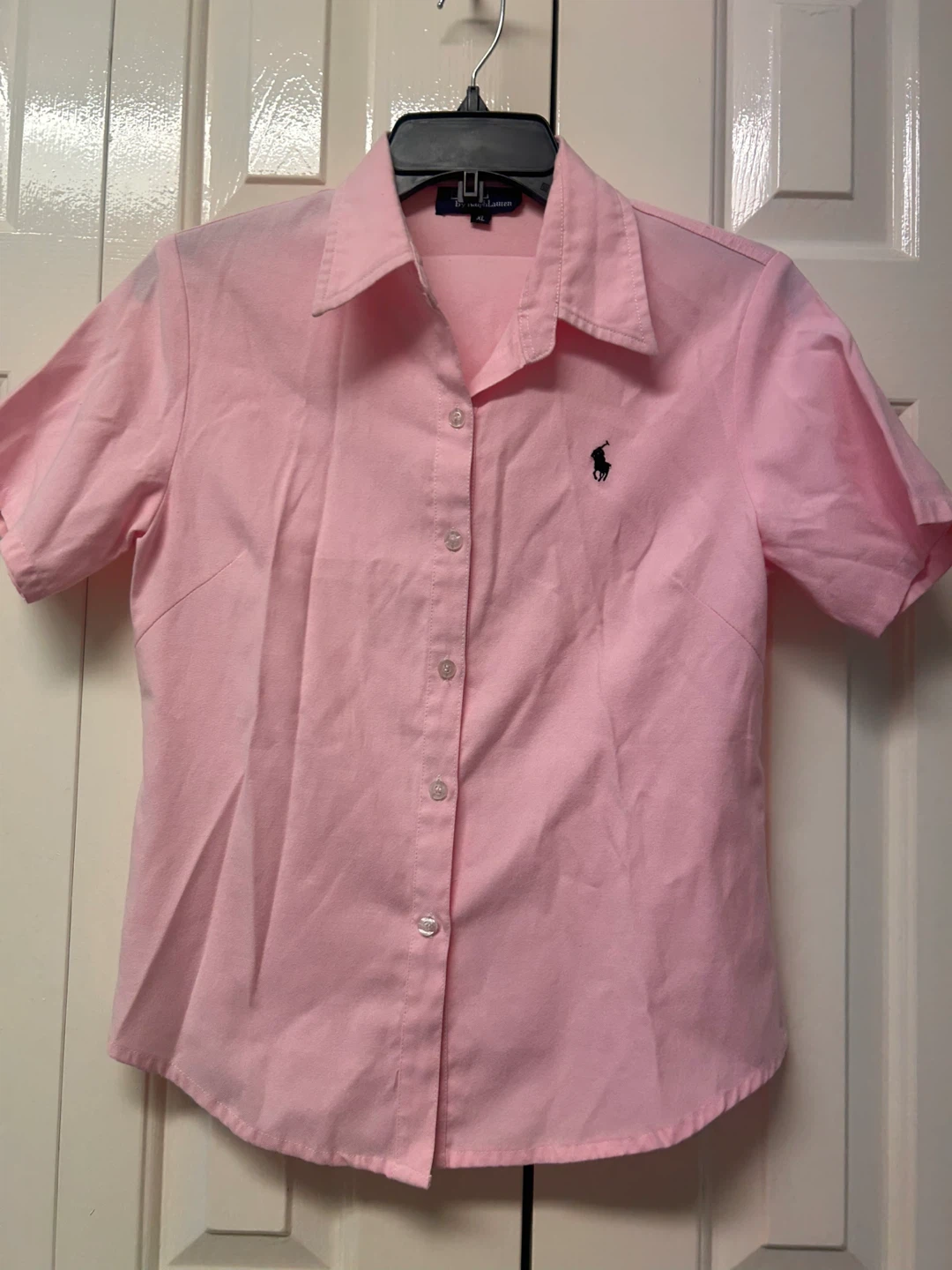 Ralph Lauren Pink Short-Sleeve Shirt 🏈