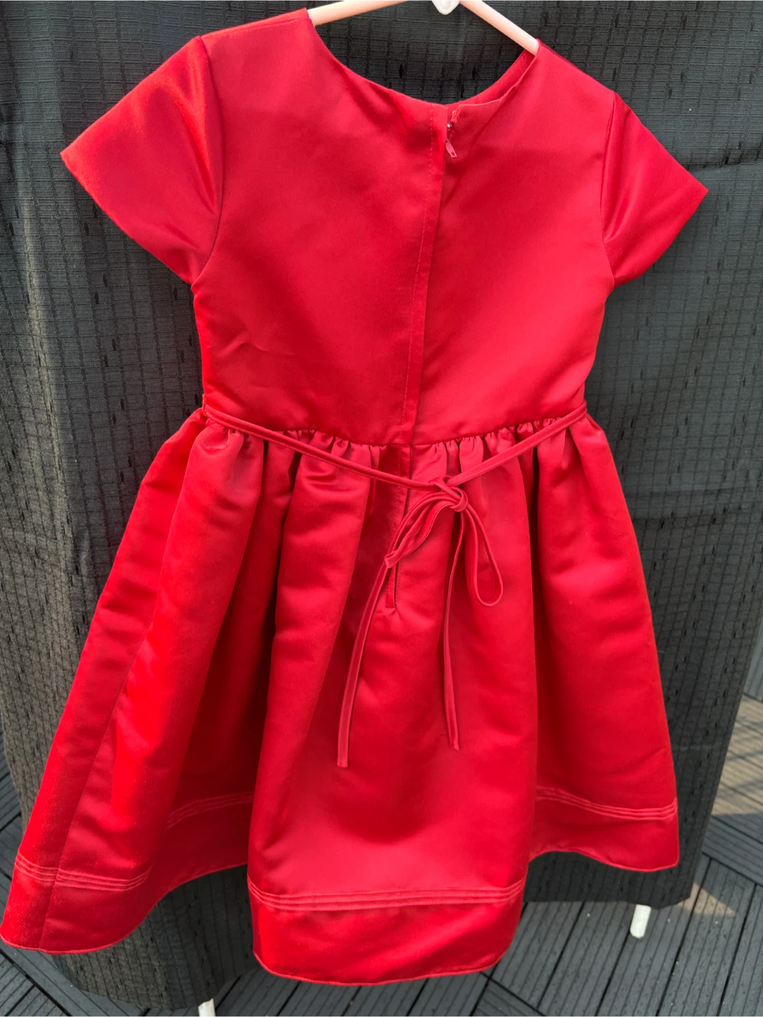 Red Rustanette Dress kids size 5 like new 🏈 - photo 2