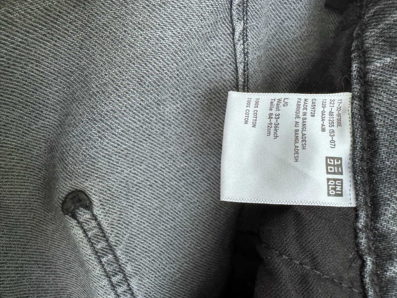 Uniqlo Grey Jeans - photo 4