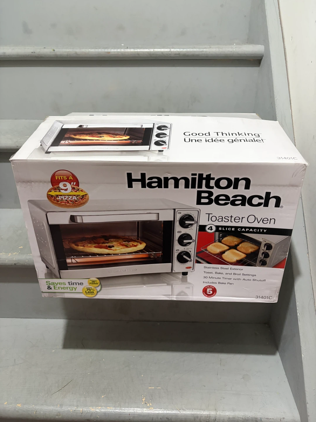 Brand New Hamilton Beach 4-Slice Toaster Oven