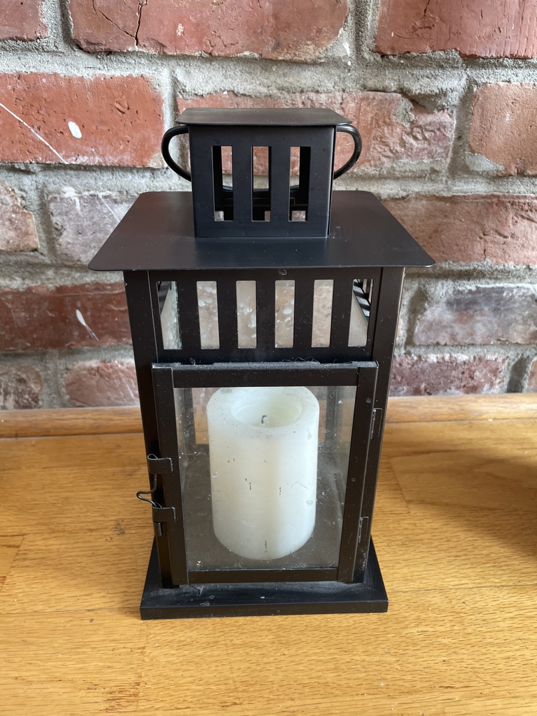 Black Candle Lantern