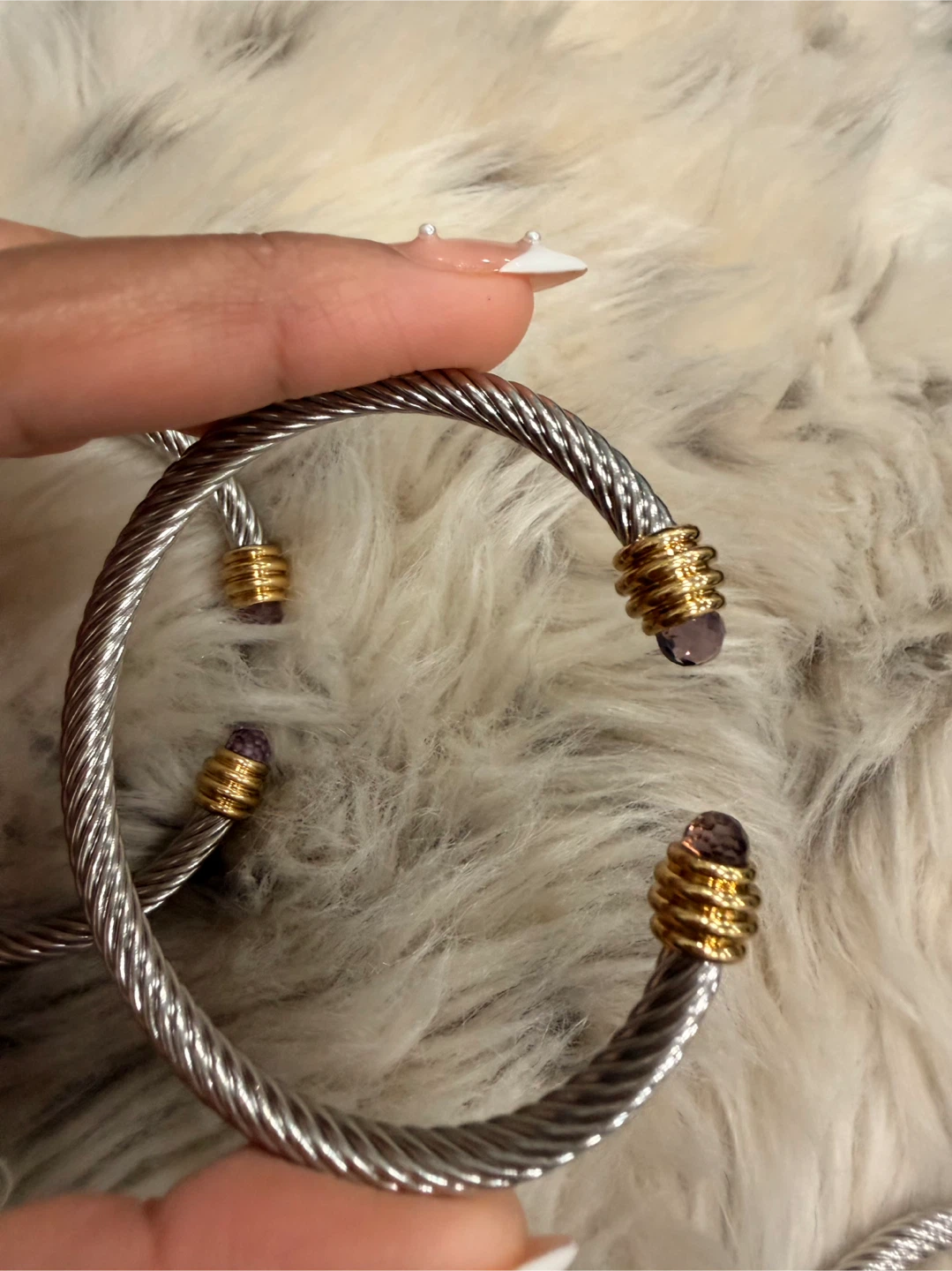 Twisted Cable Bangle Bracelet - photo 2