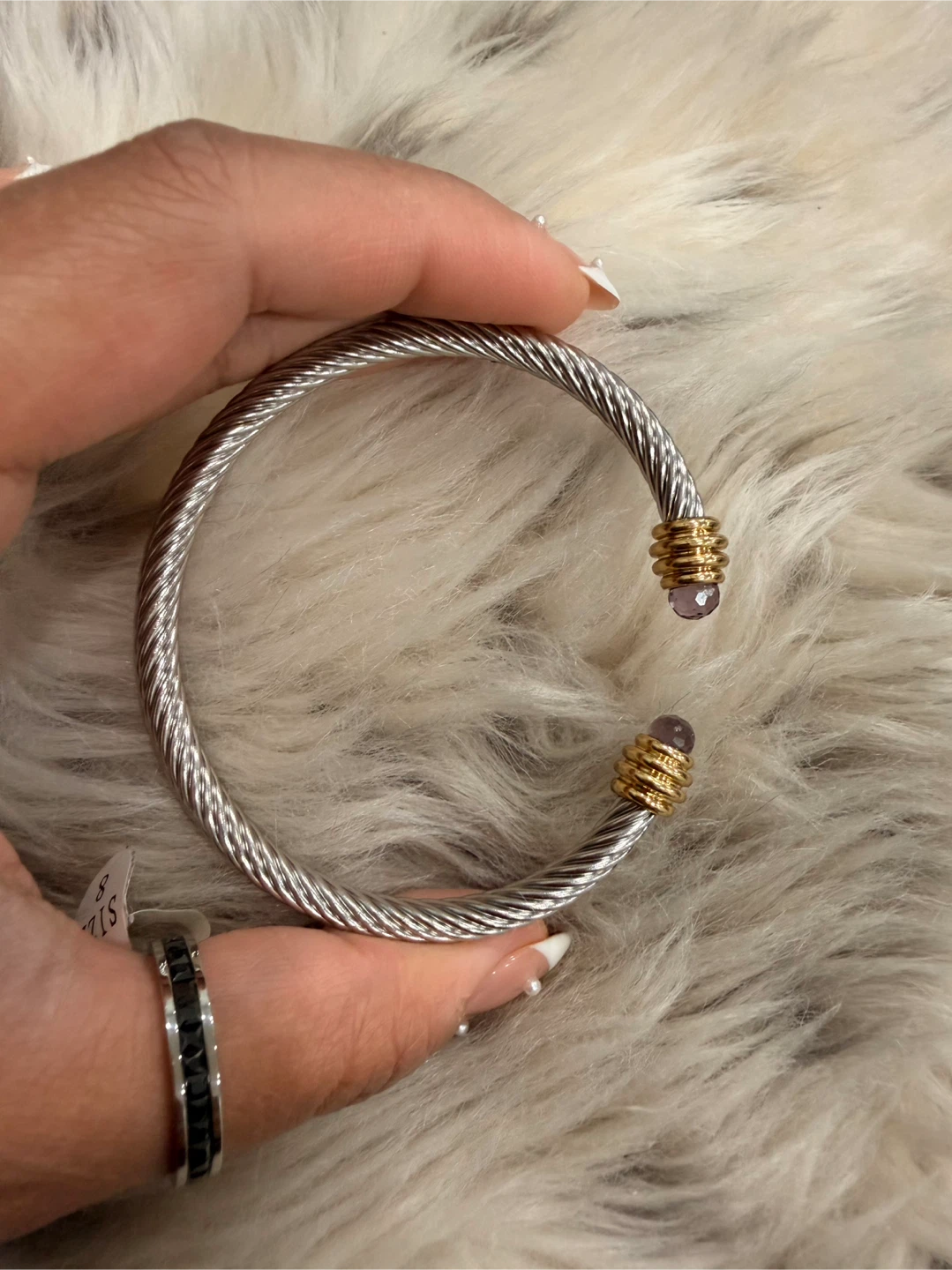 Twisted Cable Bangle Bracelet - photo 4
