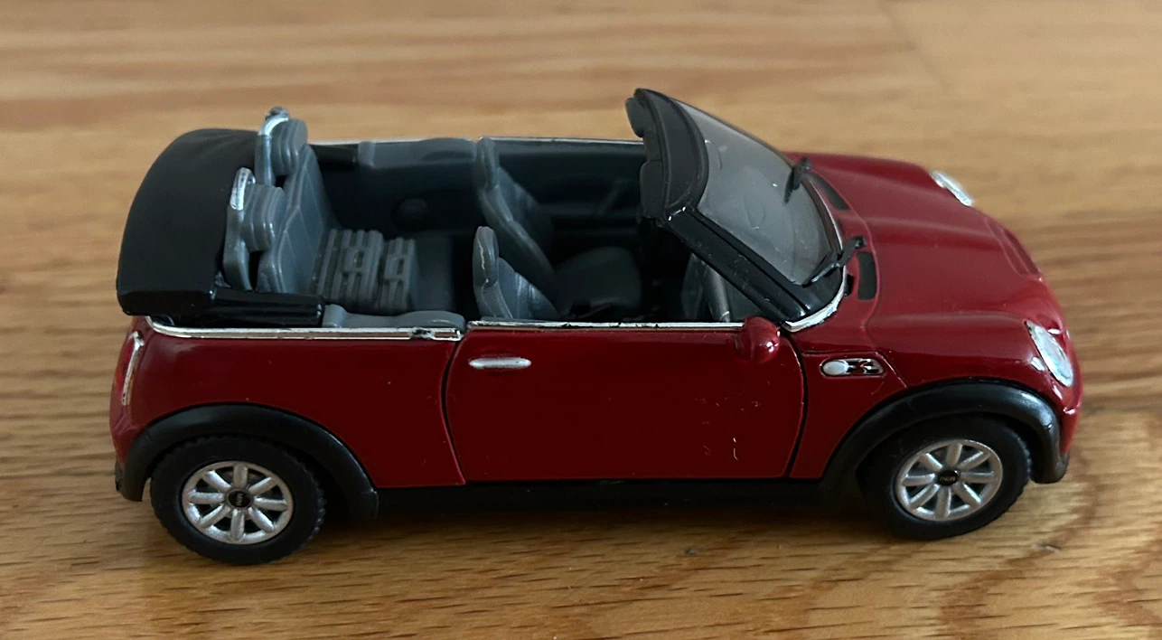 Red Mini Cooper S Convertible Model Car - photo 4