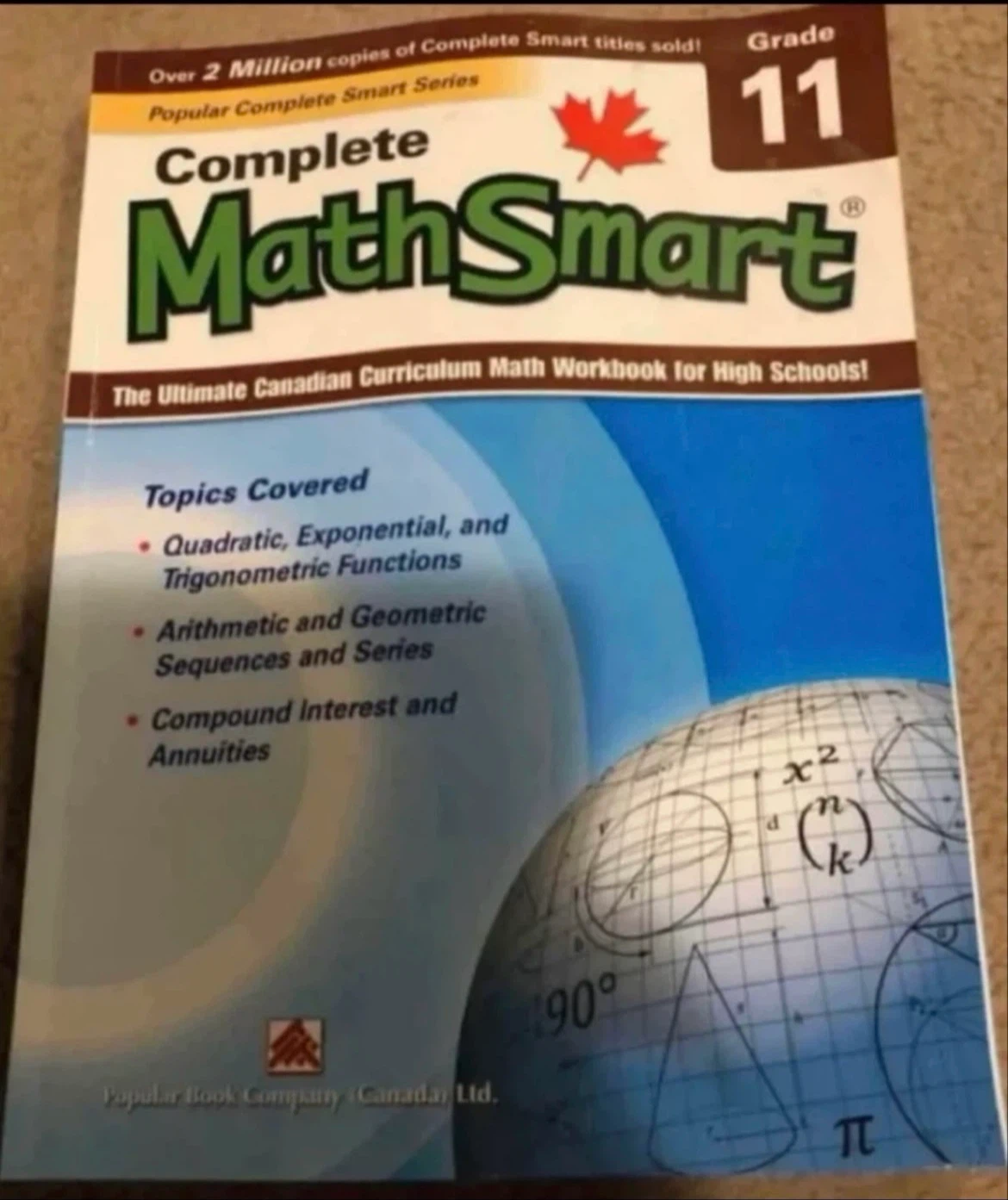 Complete MathSmart Grade 11 Workbook