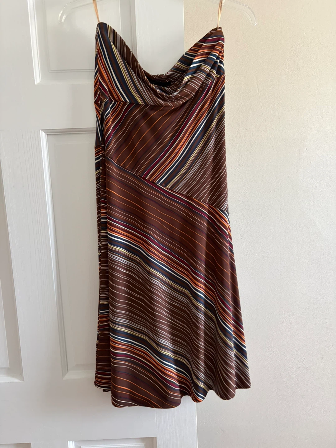 BCBG Striped Sleeveless Dress