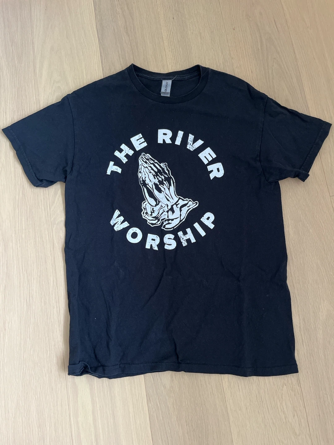 The River Worship Black T-Shirt 🏈