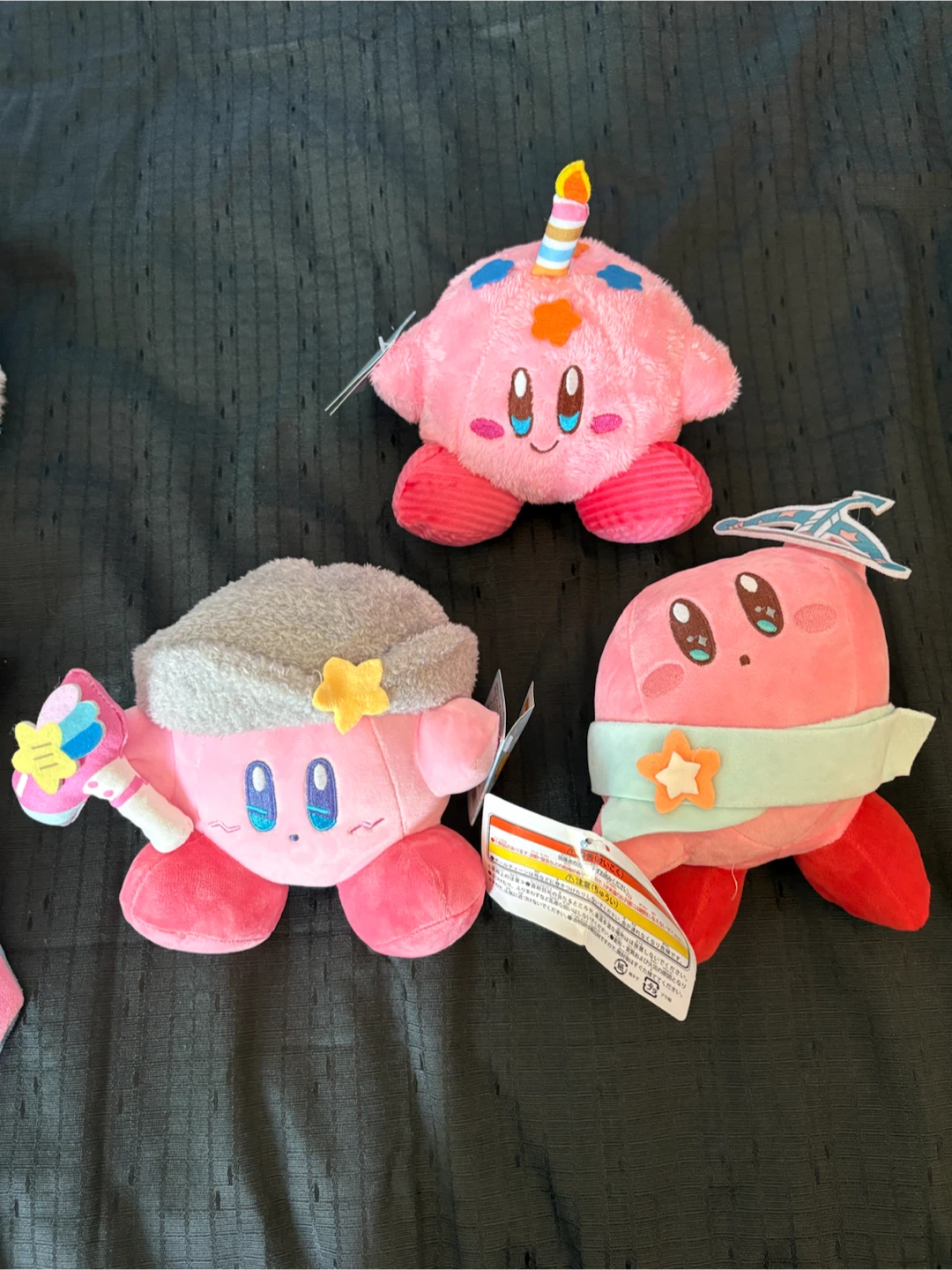 Set of 3 Kirby Plush Toys new