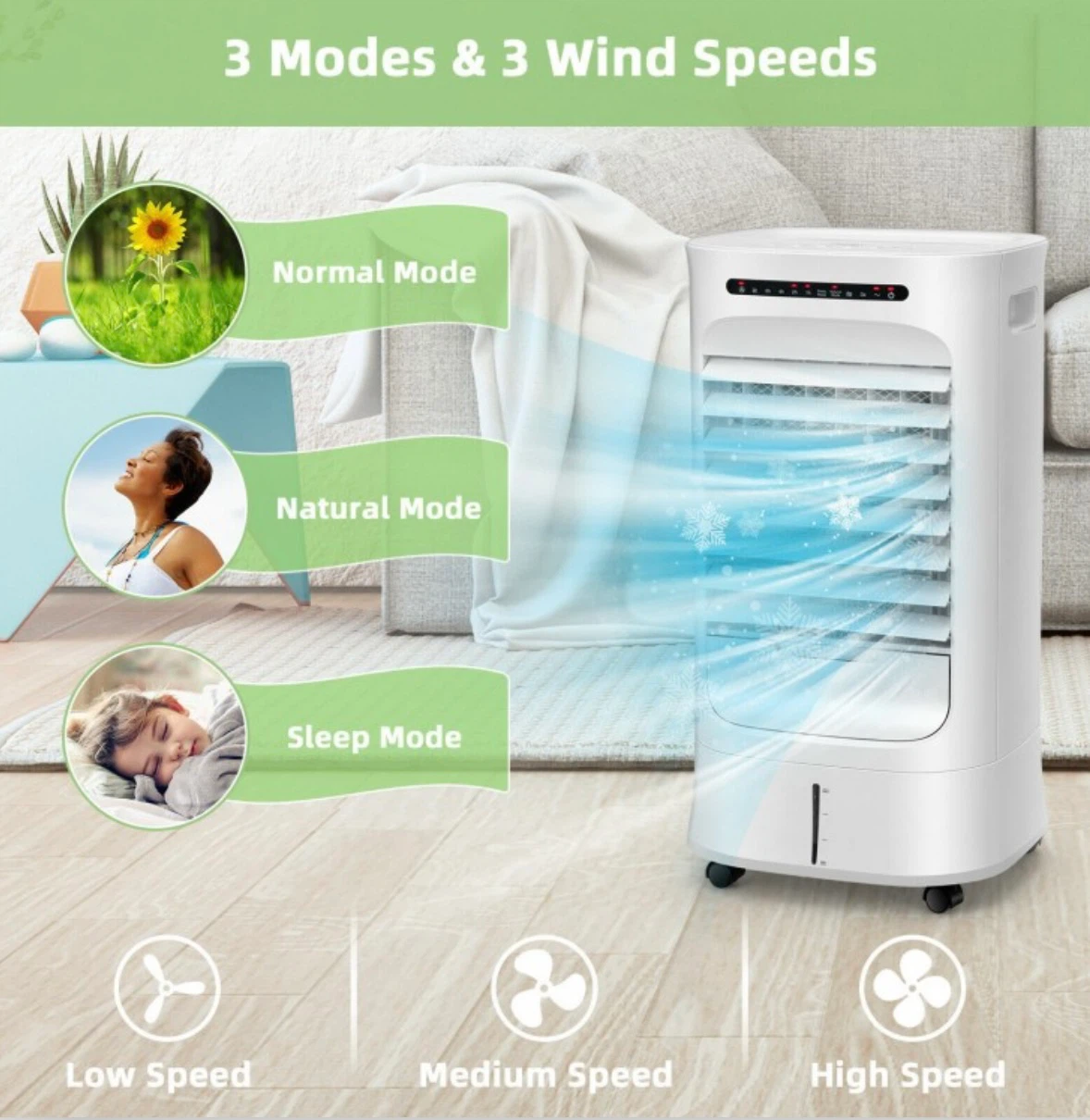 Costway Portable Evaporative Air Cooler - photo 2