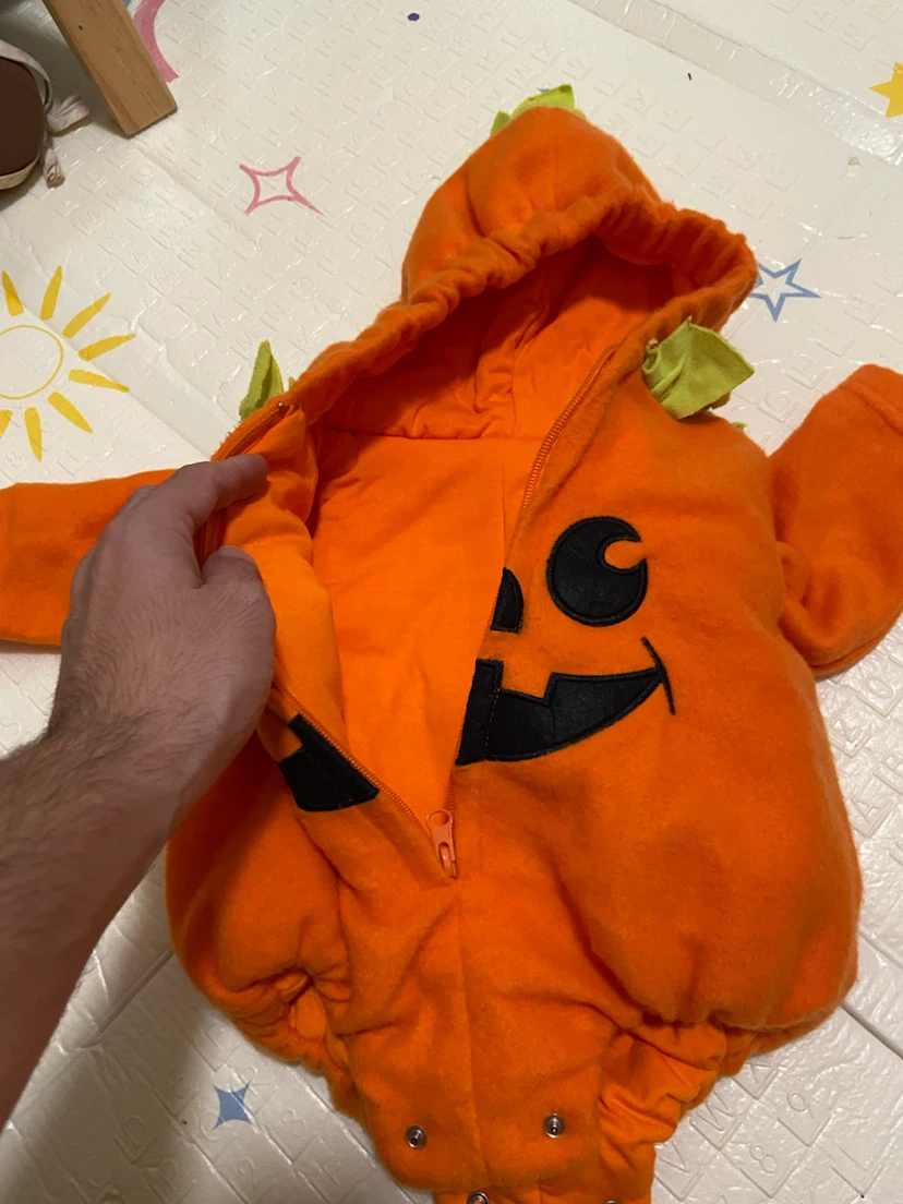 Baby Pumpkin Halloween Costume 0-12 months - photo 3