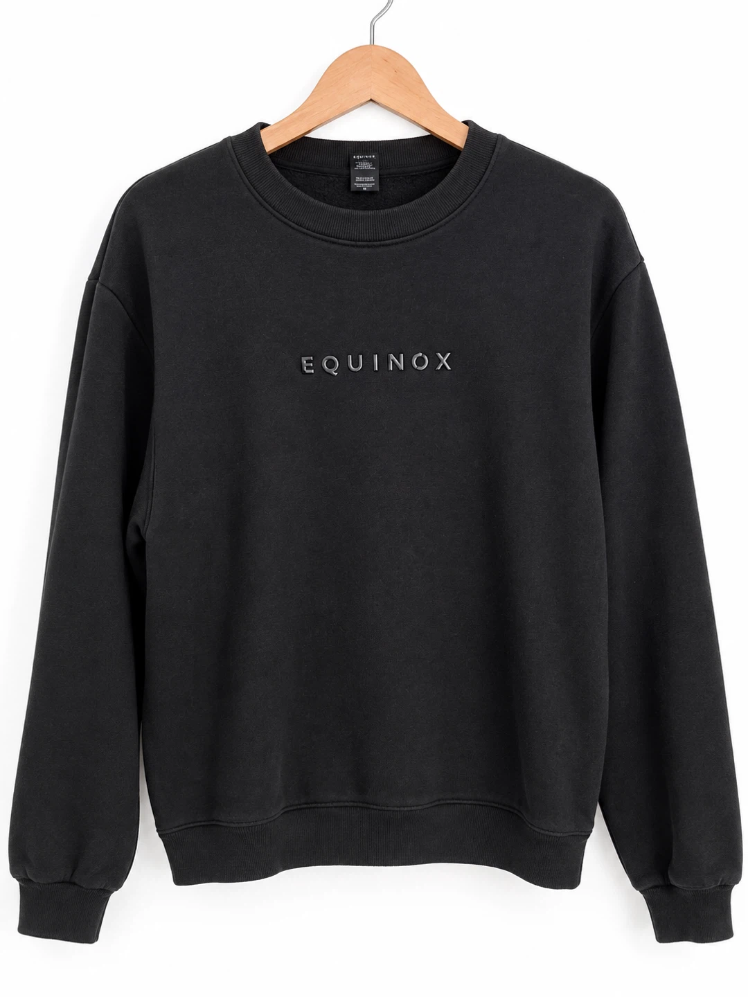 Equinox Black Crewneck Sweatshirt - size XS