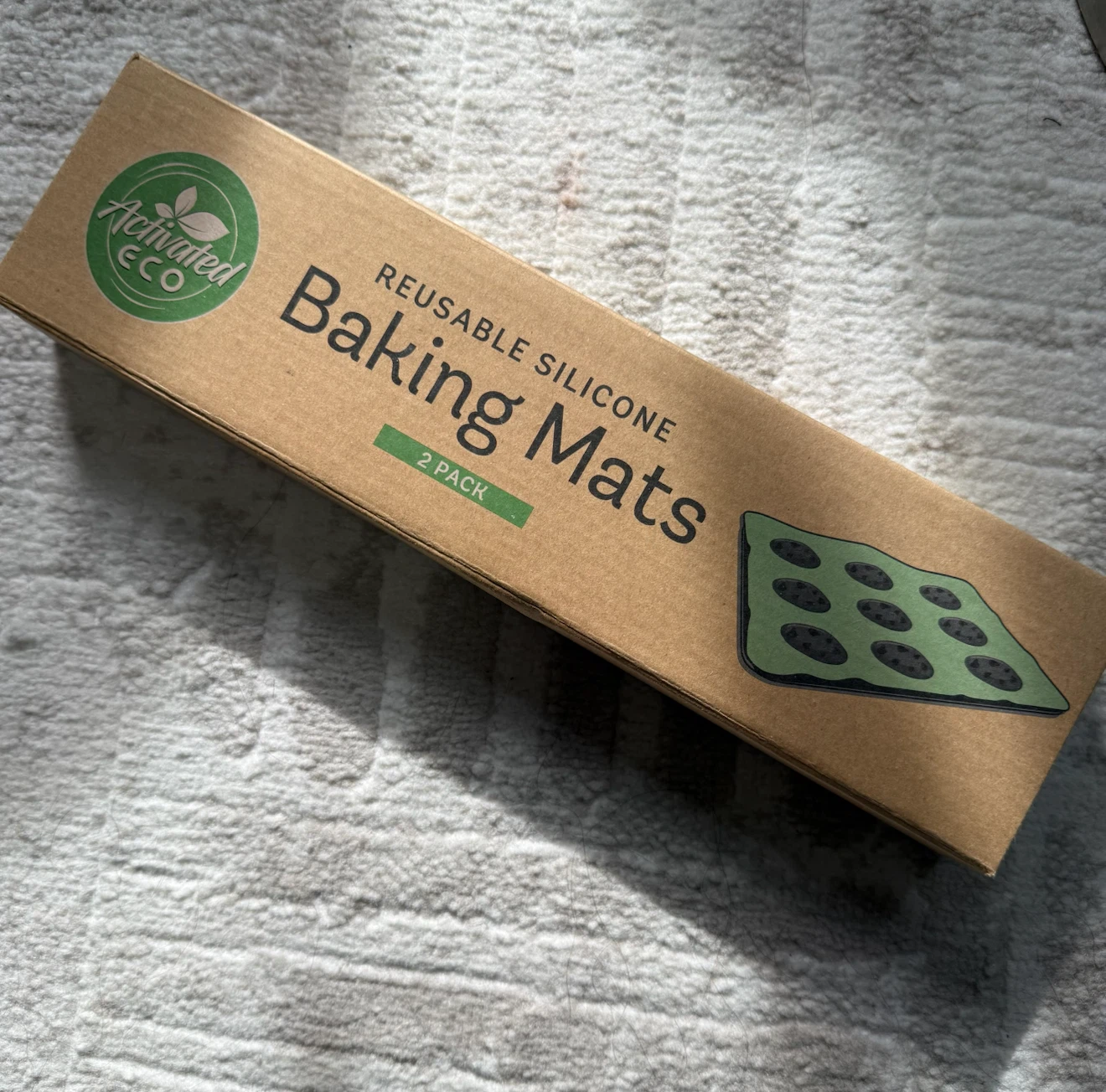 Silicone baking mats, 2-pack (brand new, sealed)