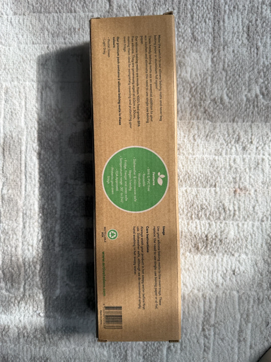Silicone baking mats, 2-pack (brand new, sealed) - photo 2