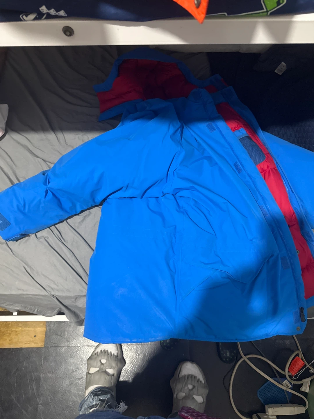 Marmot Down Jacket Blue and Red - photo 2