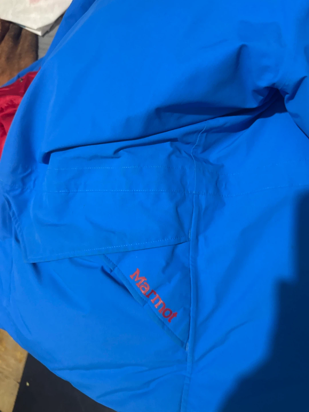 Marmot Down Jacket Blue and Red - photo 4