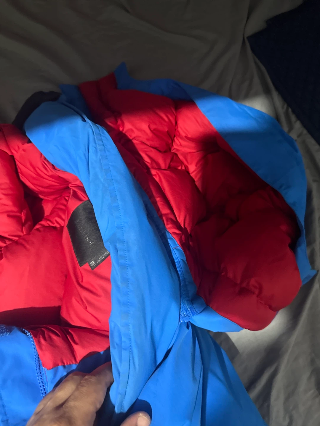 Marmot Down Jacket Blue and Red - photo 5