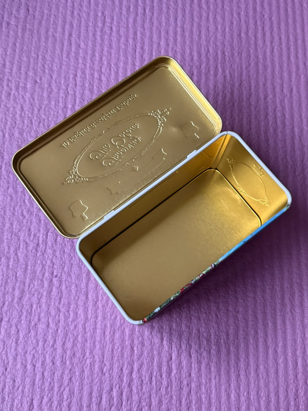 NEW✨🏈beautiful [ Empty ]Tea Tin - photo 2