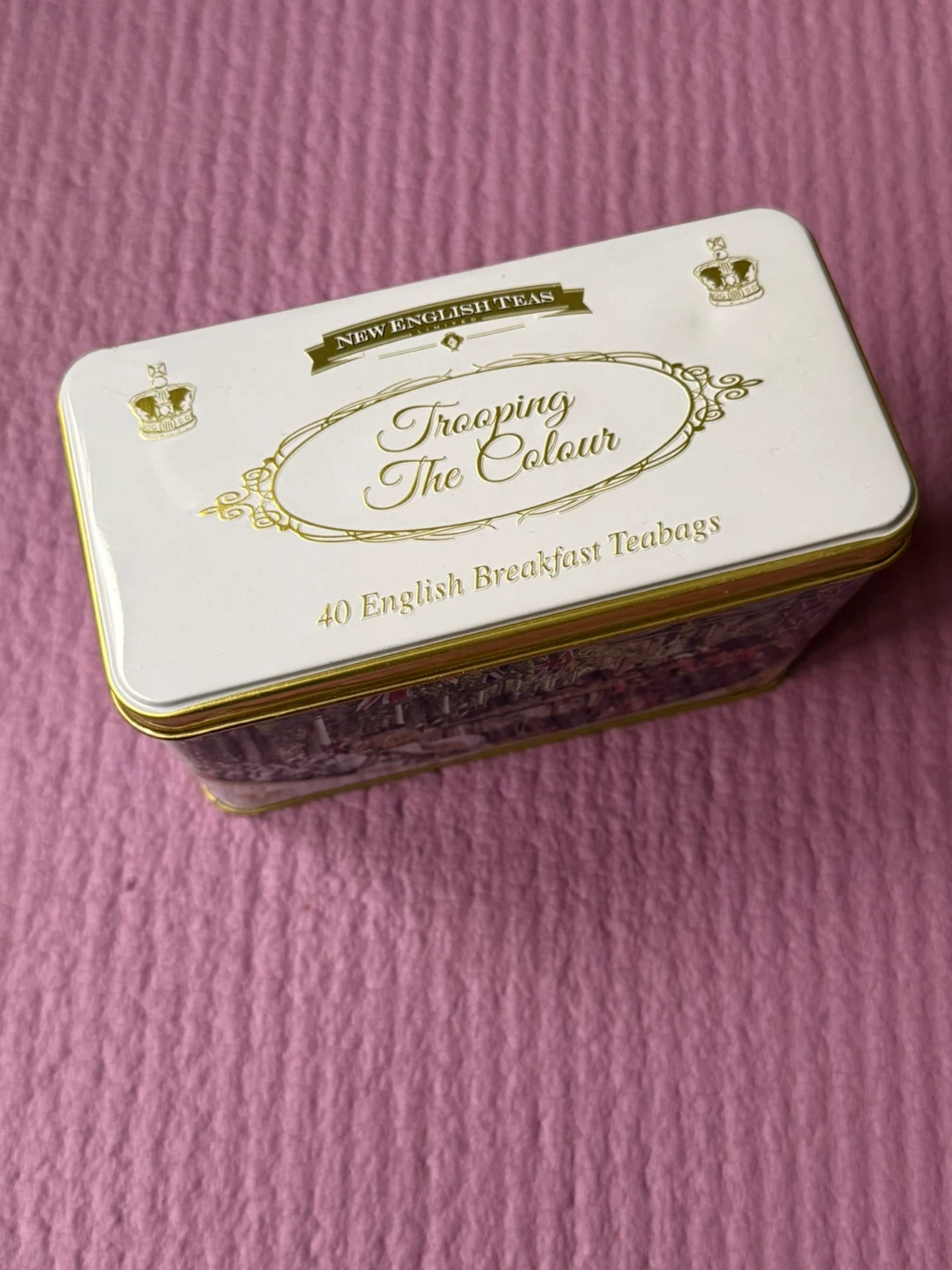 NEW✨🏈beautiful [ Empty ]Tea Tin - photo 3