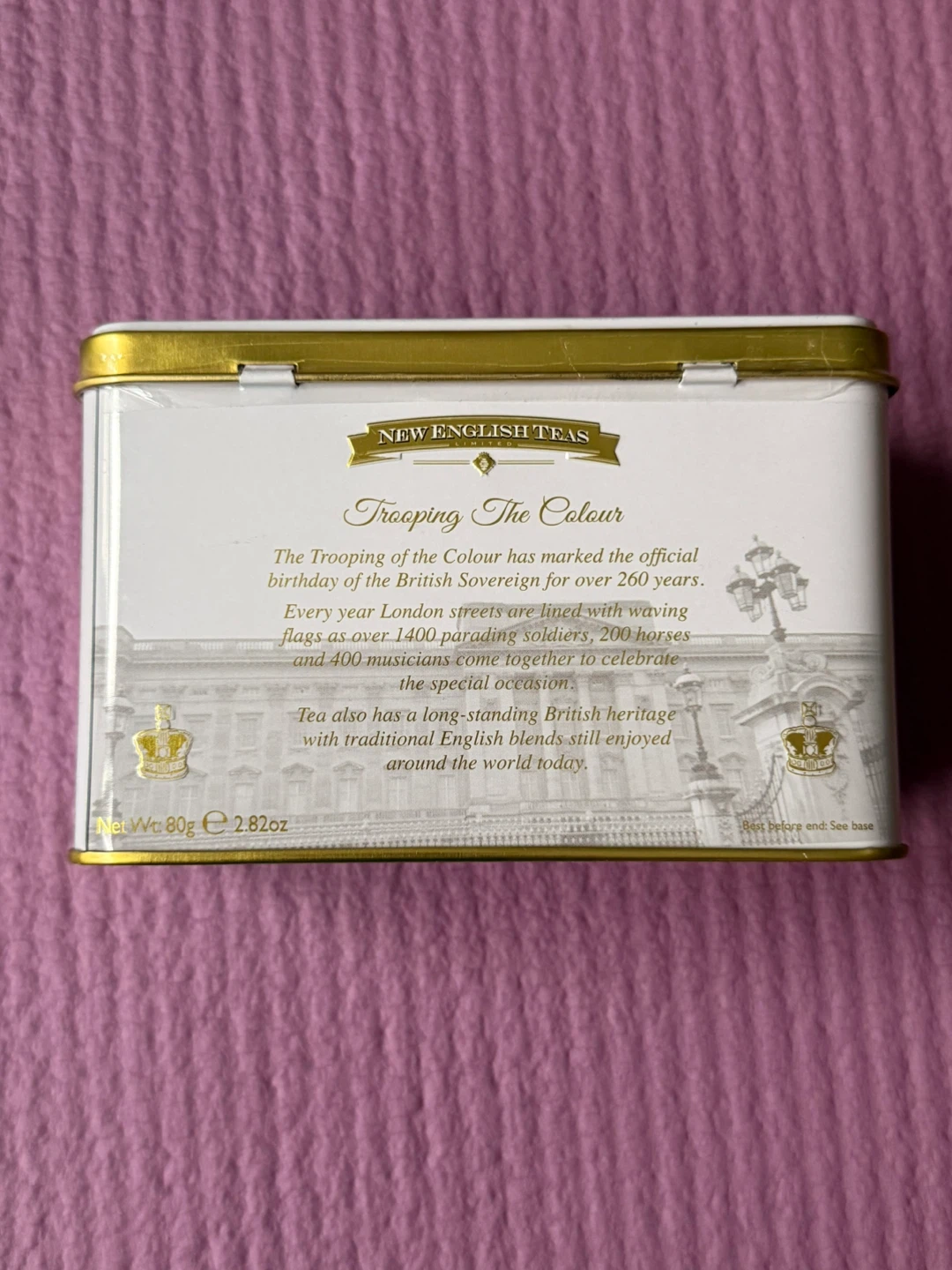 NEW✨🏈beautiful [ Empty ]Tea Tin - photo 5