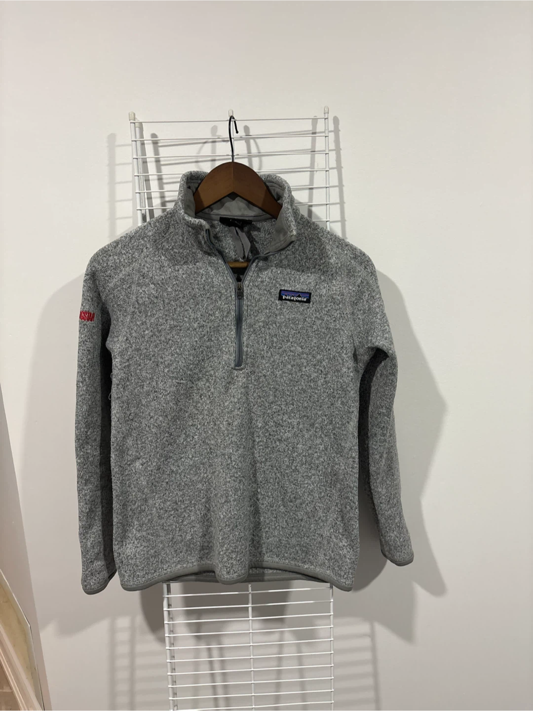 Patagonia Grey Half-Zip Sweater - Small