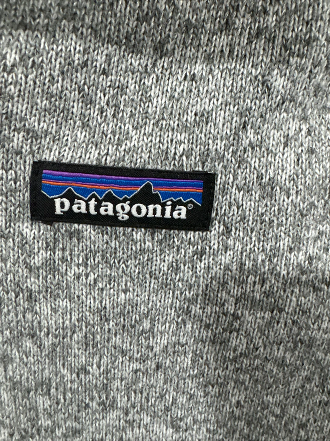 Patagonia Grey Half-Zip Sweater - Small - photo 2