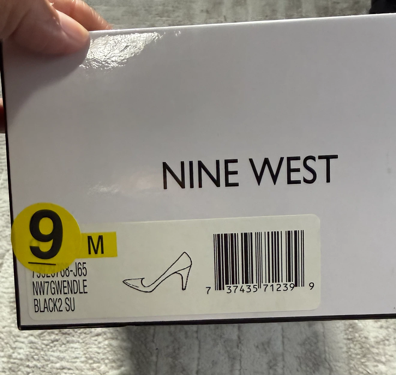 BNIB Black suede heels 👠 Nine West, size 9 - photo 4