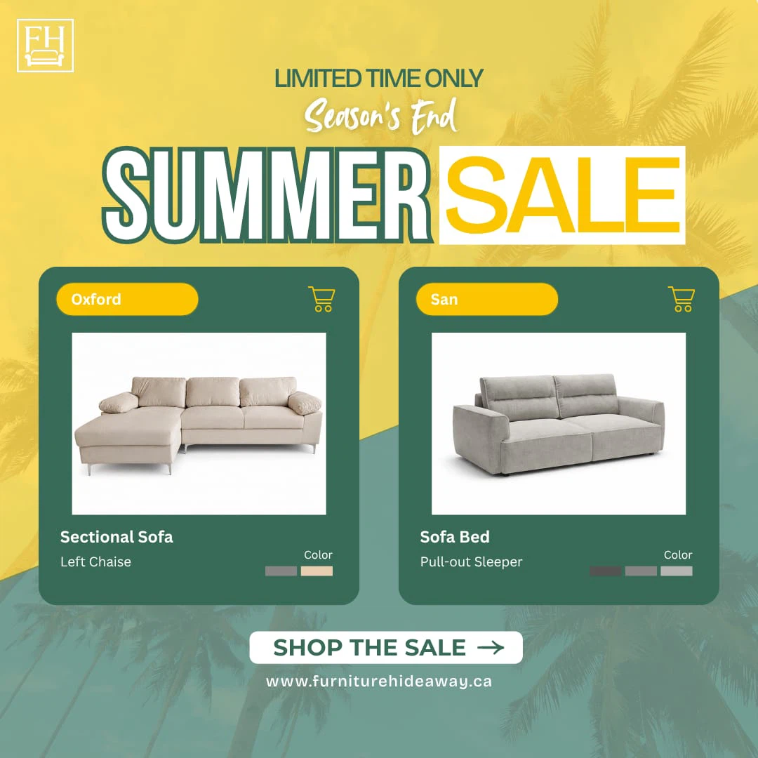 Season’s End Furniture Sale – Sofas, Sectionals & Sofa Beds