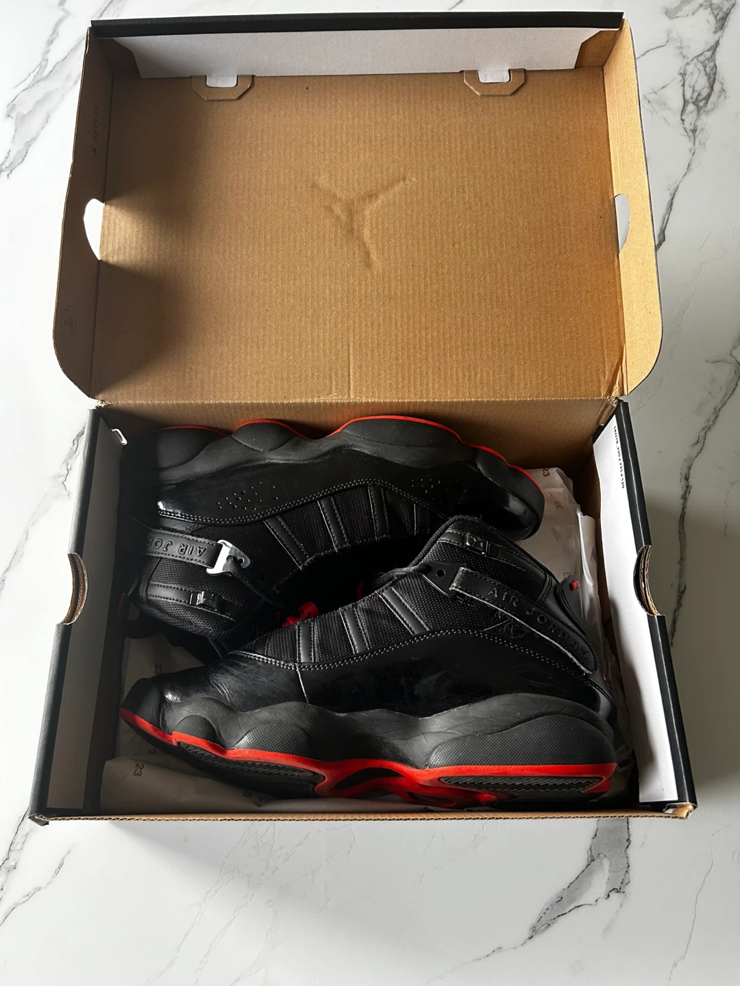 Jordan 6 Rings Black/Infrared 23