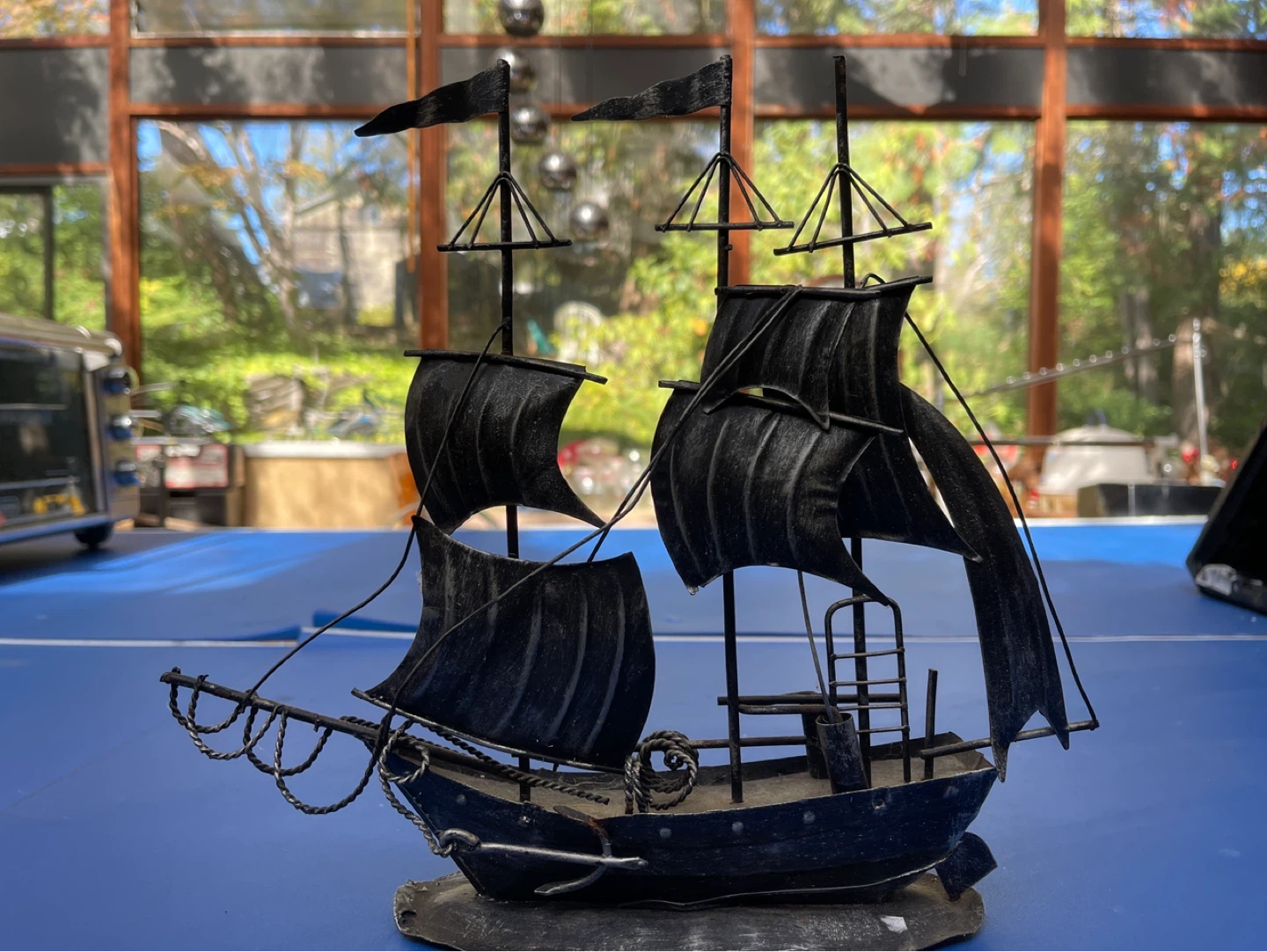 Metal Decorative Sailing Ship Model 🏈