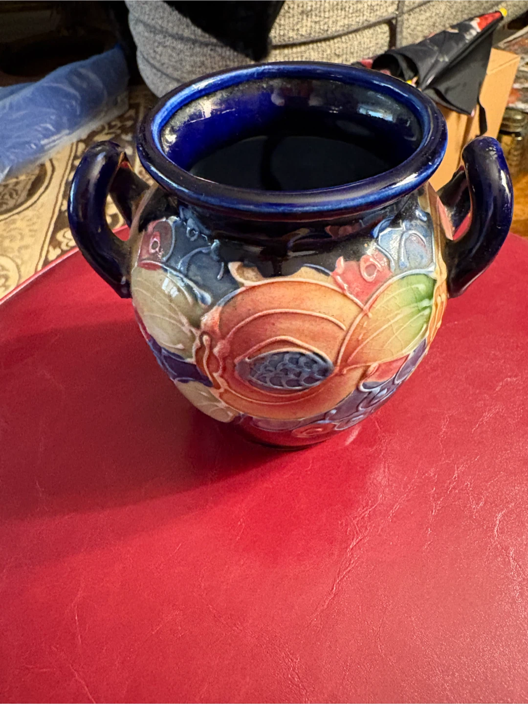 Vintage moorecroft like Ceramic Pot