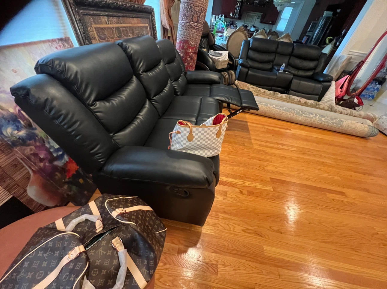 Classic Brown Leather Chaise Lounge - photo 5