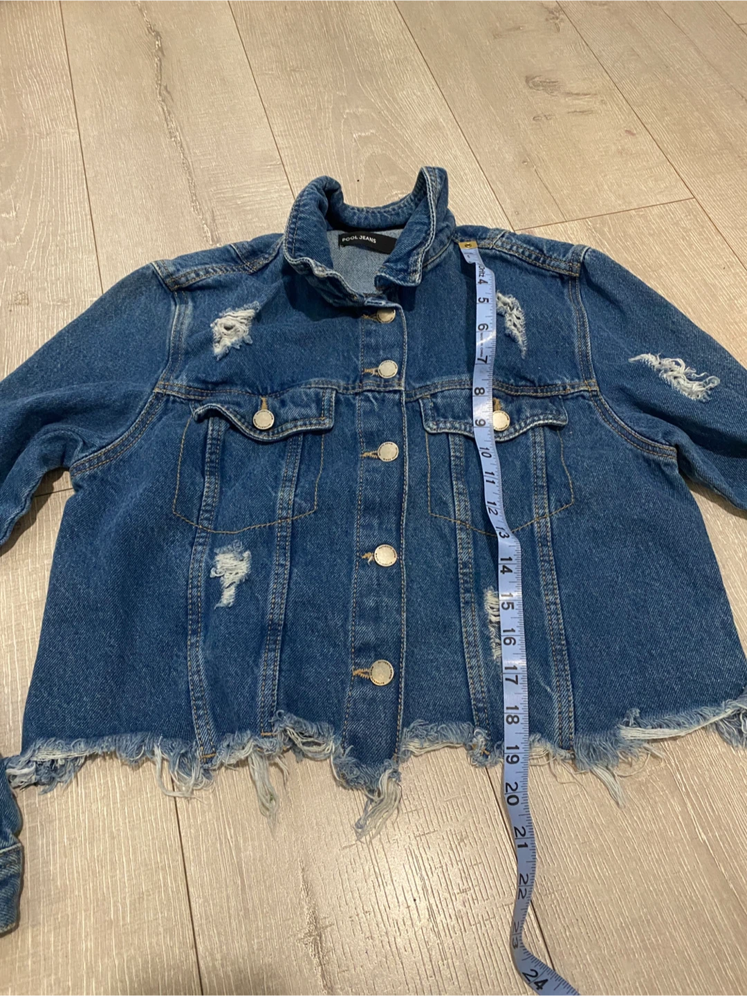 Pool Jeans Distressed Denim Jacket - photo 2