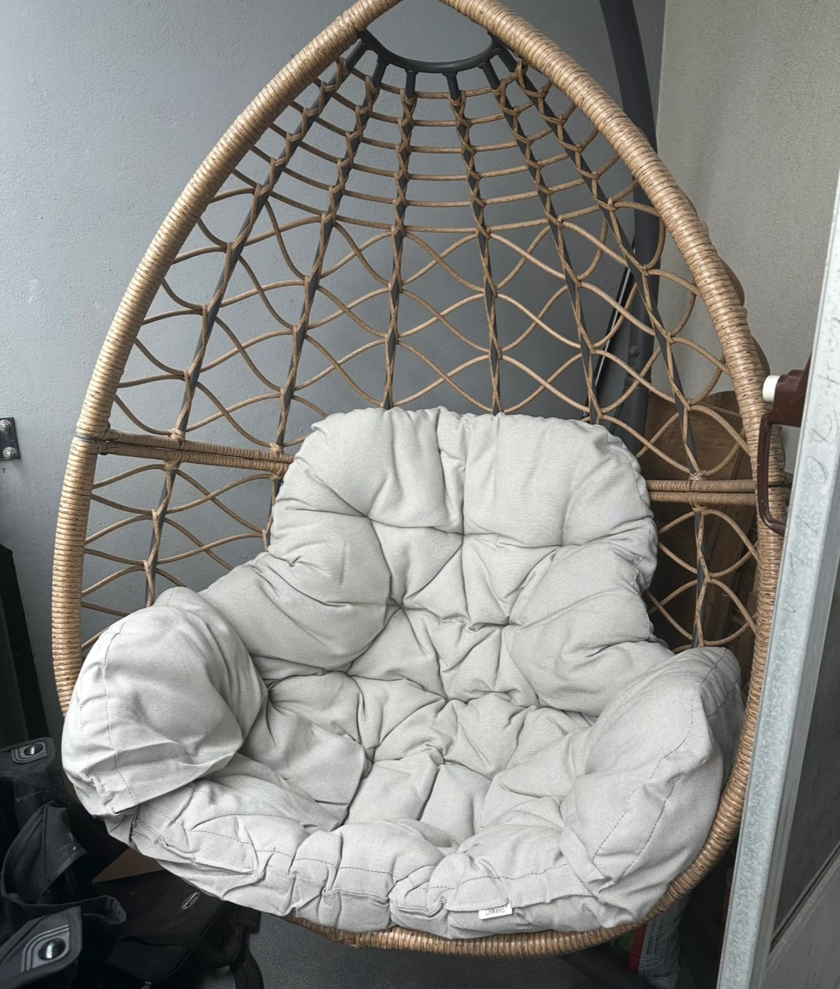 CANVAS Sydney Outdoor Patio Egg Swing Chair w/ Stand
