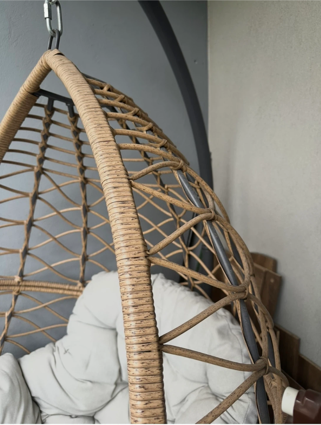 CANVAS Sydney Outdoor Patio Egg Swing Chair w/ Stand - photo 2