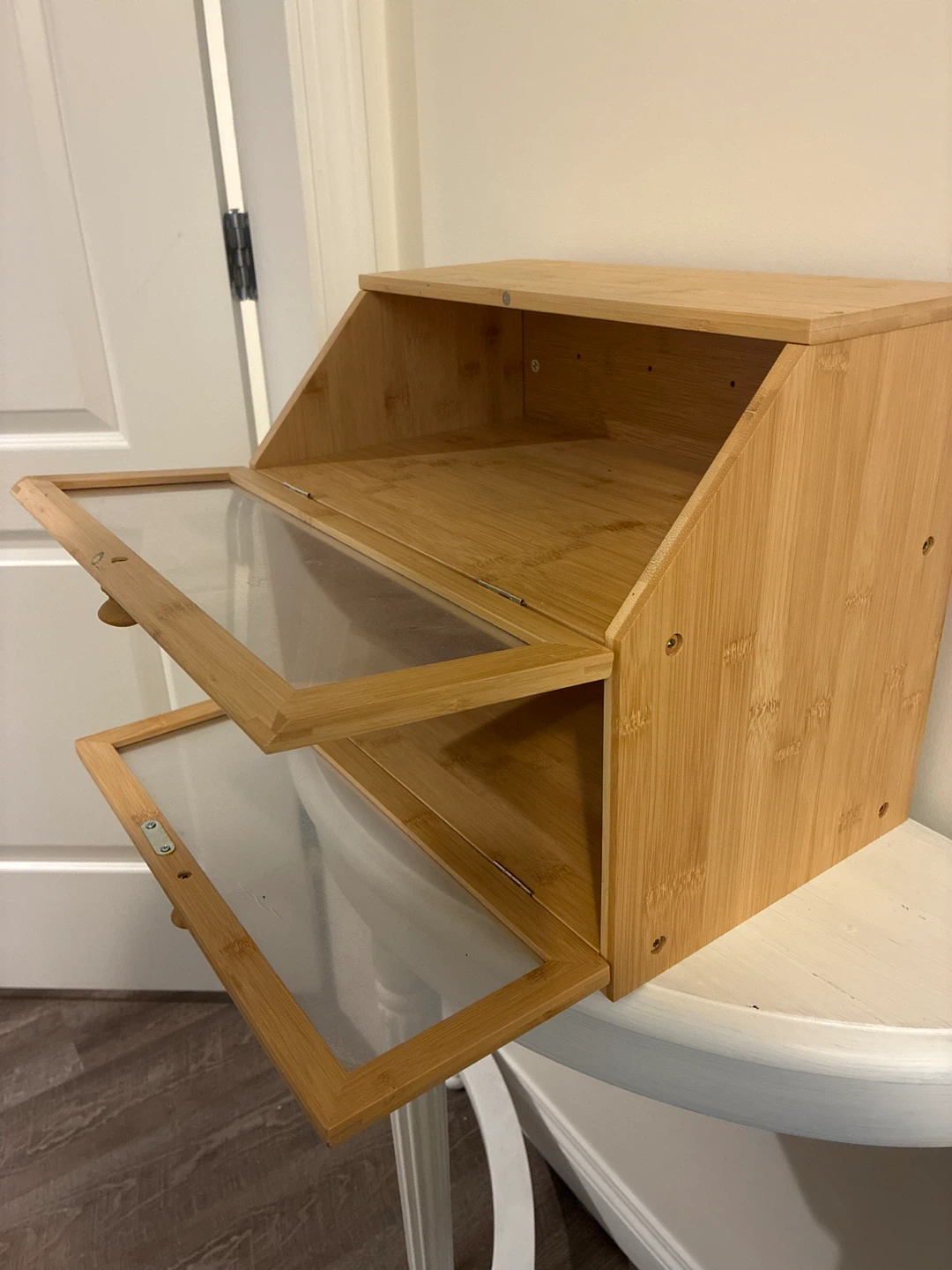 Two-Tier Bamboo Bread Box - photo 3