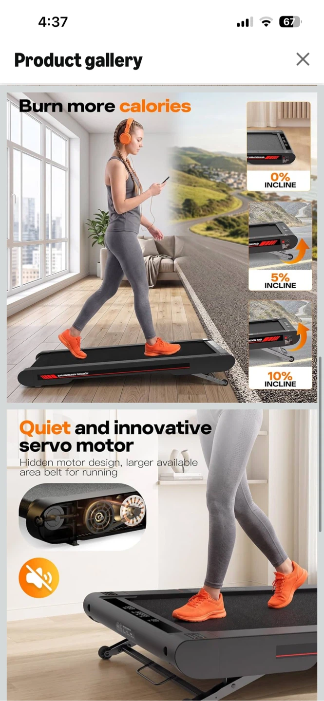 Brand New Walking Treadmill Pad with remote control - photo 4