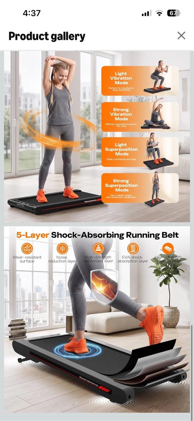 Brand New Walking Treadmill Pad with remote control - photo 5