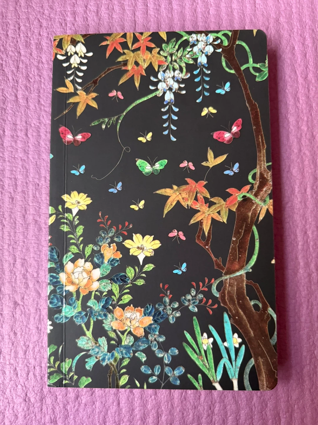 NEW✨🏈Floral and Butterfly Gold Foil Notebook - photo 2