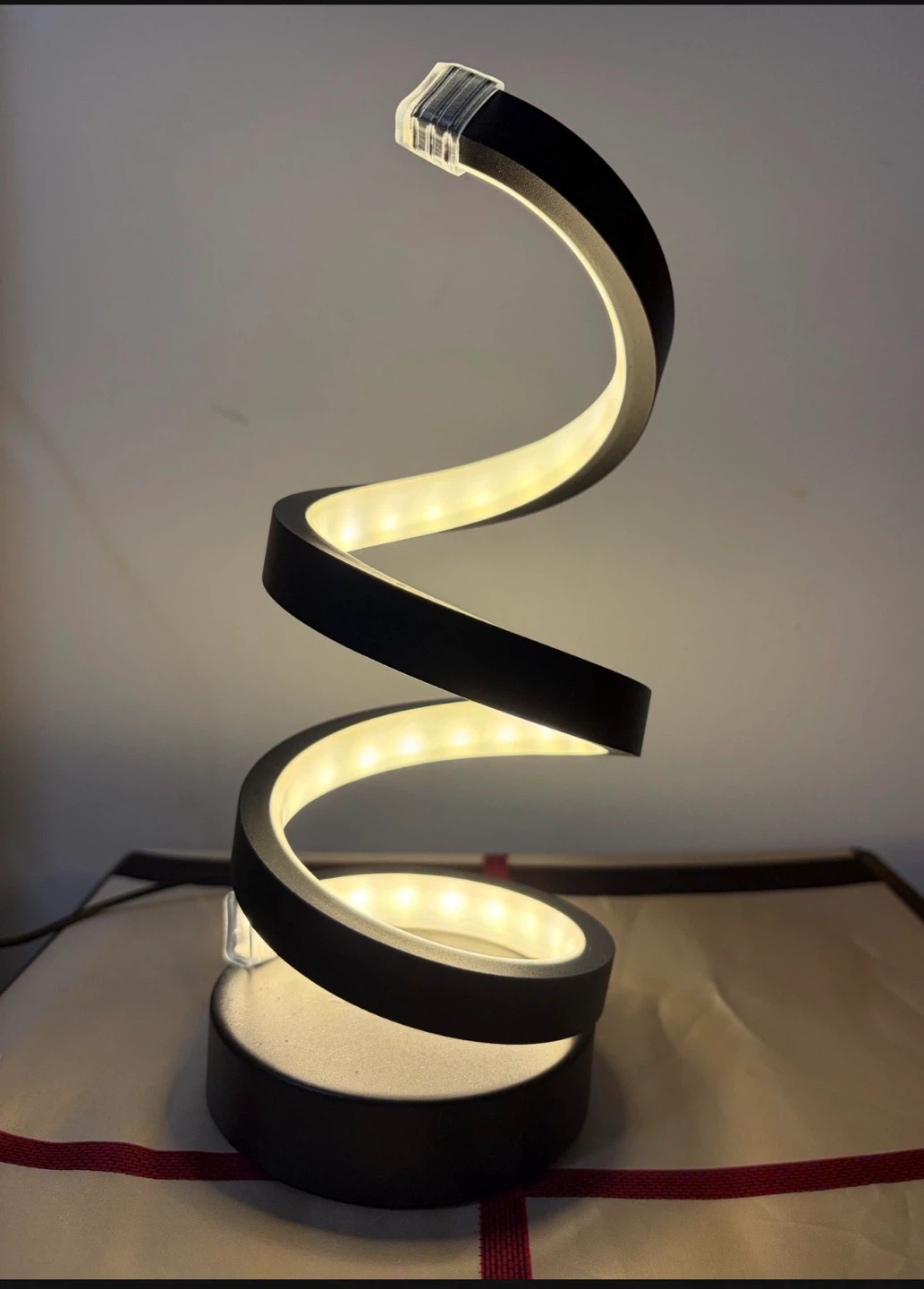 Modern LED Spiral Table Lamp - photo 3