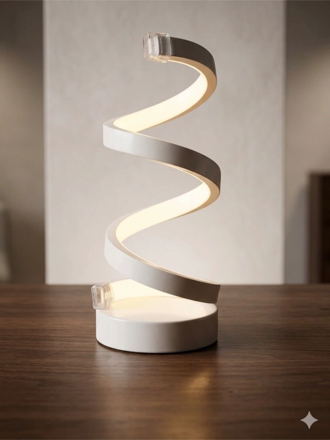 Modern LED Spiral Table Lamp - photo 4