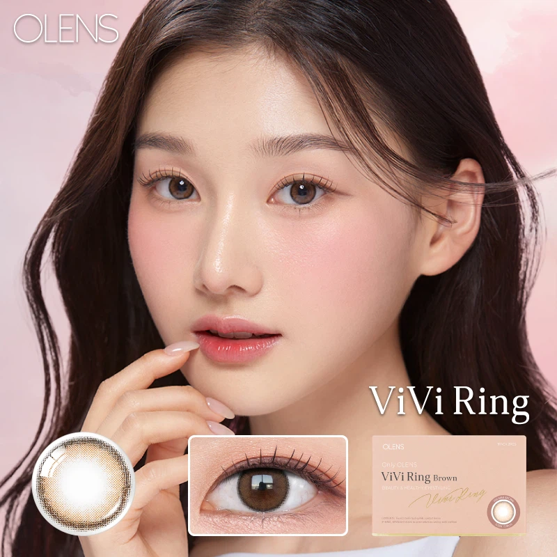 Brand New OLENS ViVi Ring 1-Day Lenses – Brown - photo 3