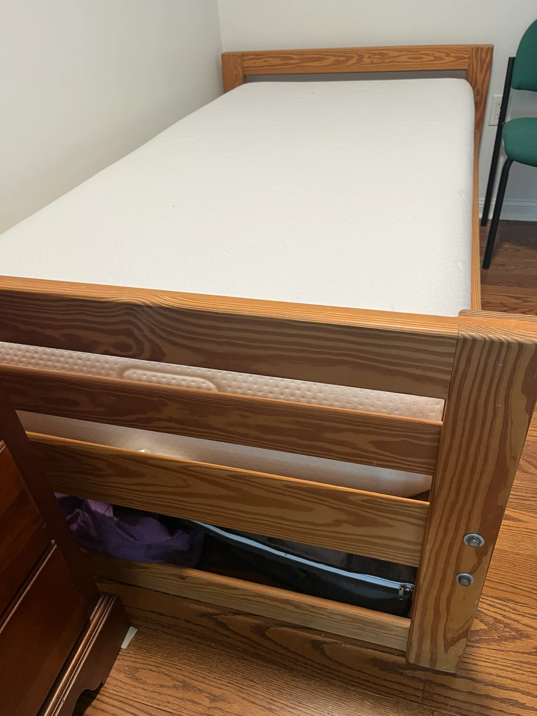 Crate Designs solid wood twin bed - photo 2