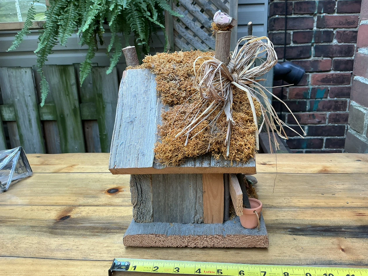 Cute Rustic Small Decorative Wooden Birdhouse ! - photo 4