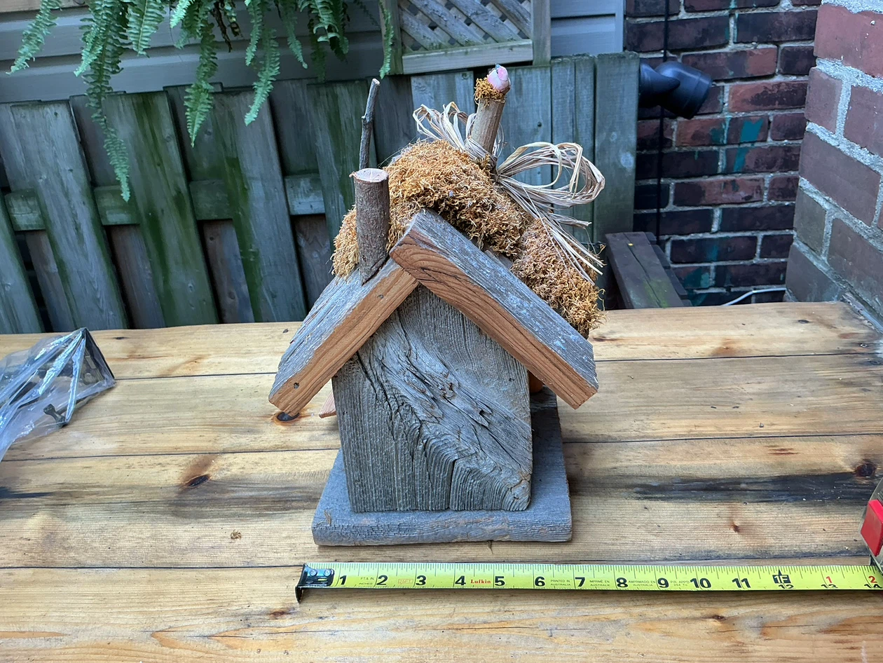 Cute Rustic Small Decorative Wooden Birdhouse ! - photo 5
