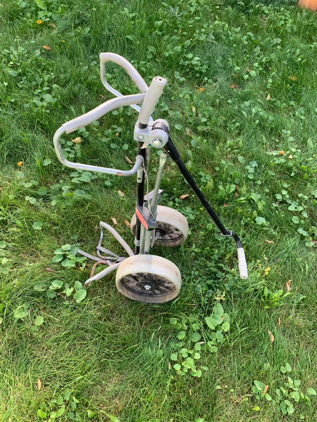 Vintage Folding Golf Bag Cart